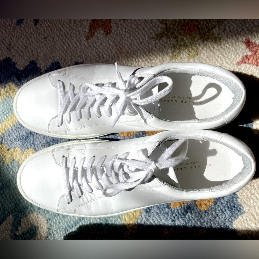 Oliver Cabell White Leather Sneakers
